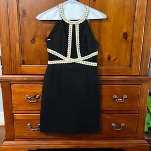 Lily Pulitzer black cocktail dress, size 0